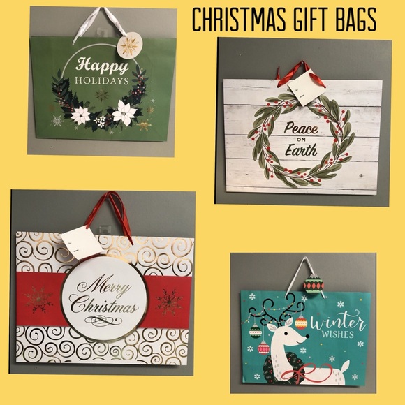Unbranded Other - 10 Pack 14”Large Christmas Gift Bags 
Christmas Holiday